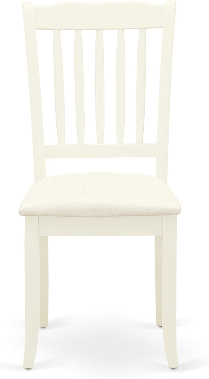 East West Furniture HBDA5-LWH-C 5 Piece Kitchen Table & Chairs Set Includes a - Image 6