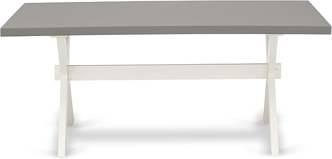 East West Furniture X097LA015-6 6 Piece Kitchen Table Set Contains a Rectangle - Image 6
