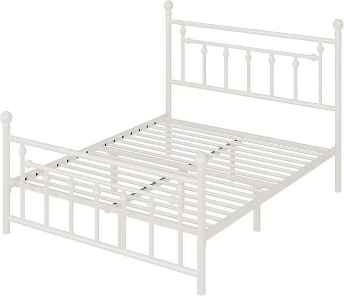 Allewie 14 Inch Queen Size Metal Platform Bed Frame - Image 8