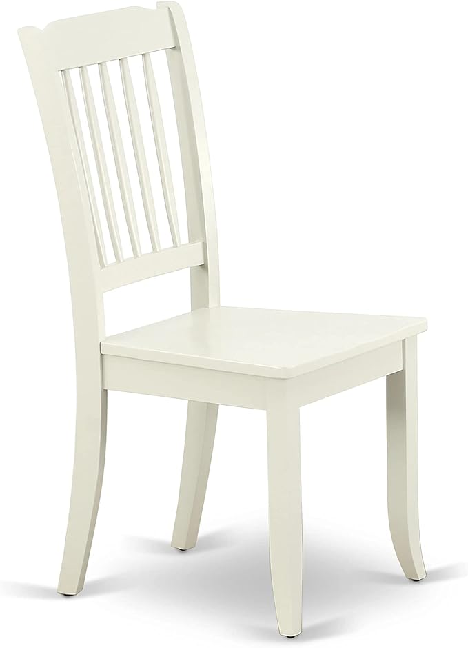 East West Furniture SUDA5-LWH-W 5 Piece Dining Room Furniture Set Includes a - Image 8