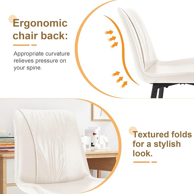 Upholstered Dining Chairs Set of 4, Modern Kitchen & Dining Room Chairs - Image 8