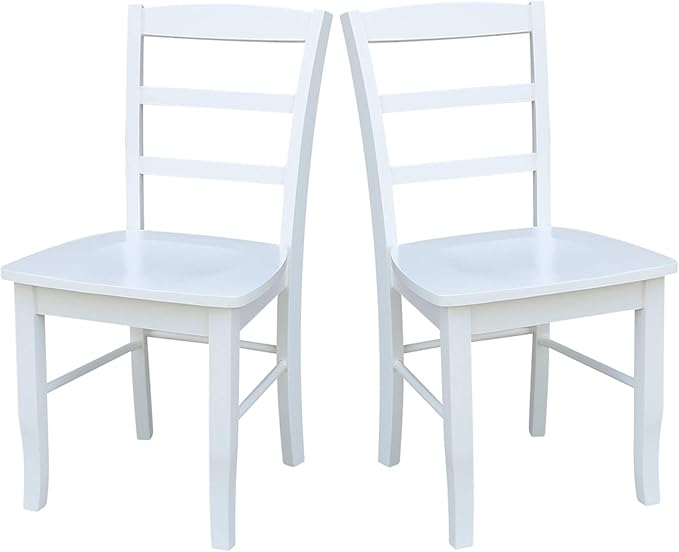 International Concepts Set of Two Madrid Ladderback Dining Chairs by InternationalConcepts