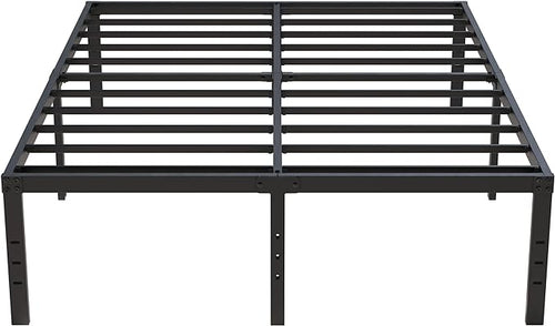 18 Inch California King Bed Frames No Box Spring Need, Platform Cal King Bed by Upcanso