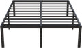 18 Inch Queen Bed Frame No Box Spring Required, Metal Platform Queen Size Bed by Upcanso