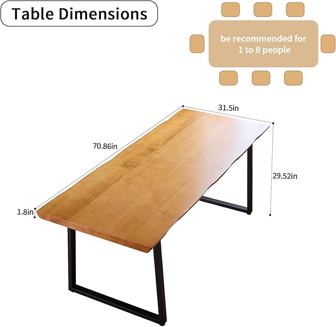 Solid Wood Administrative Computer Desk - Image 3