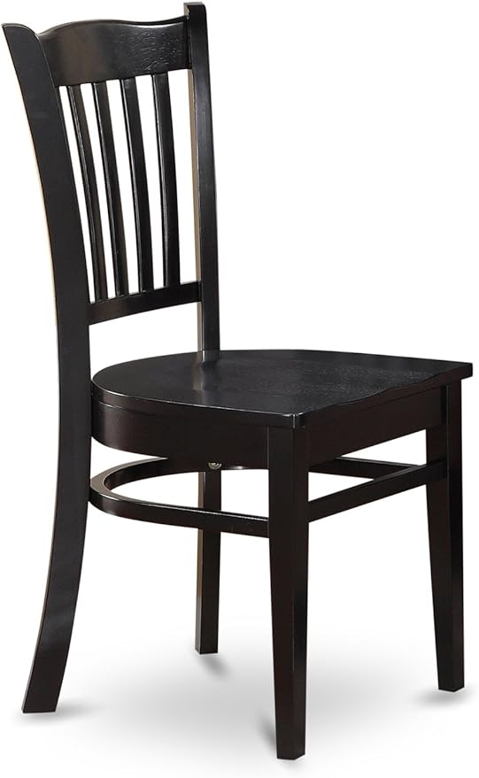 East West Furniture LGGR5-BLK-W 5 Piece Dining Room Furniture Set Includes a - Image 7
