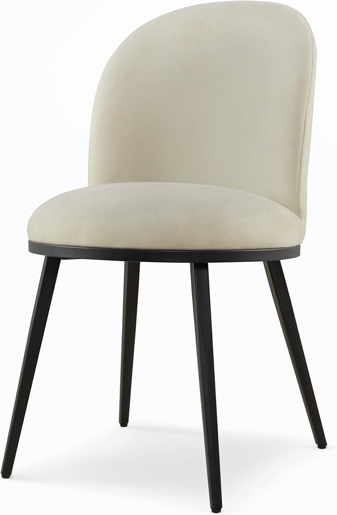 Dining Chairs Set of 2, Fabric Upholstered Dining Room Chairs - Image 7