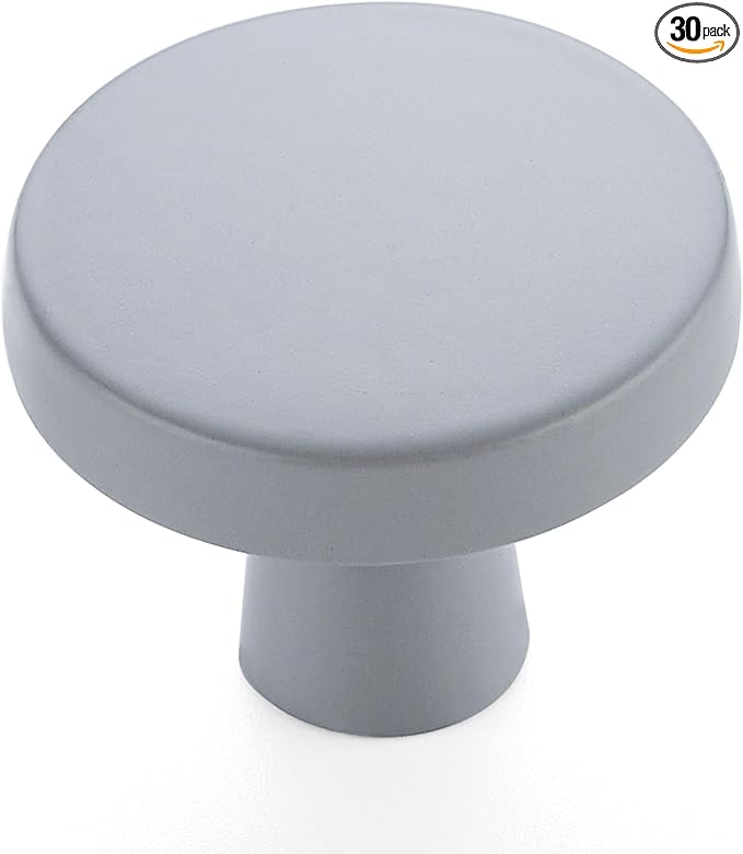Ravinte 30 Pack Drawer Pulls 1-1/4 Inch Kitchen Cabinet Knobs Solid Round by Ravinte