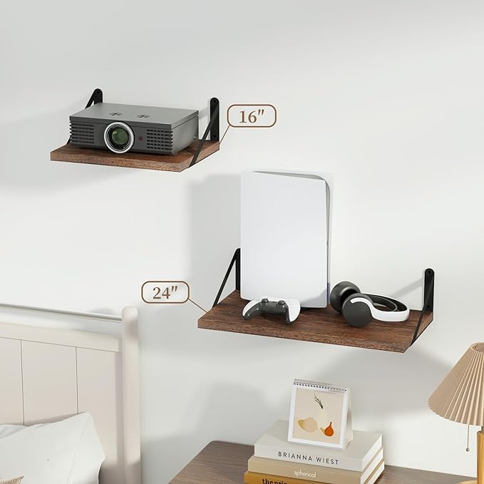 SAUMONIERES Floating Shelves Wall Bookshelf - Image 5