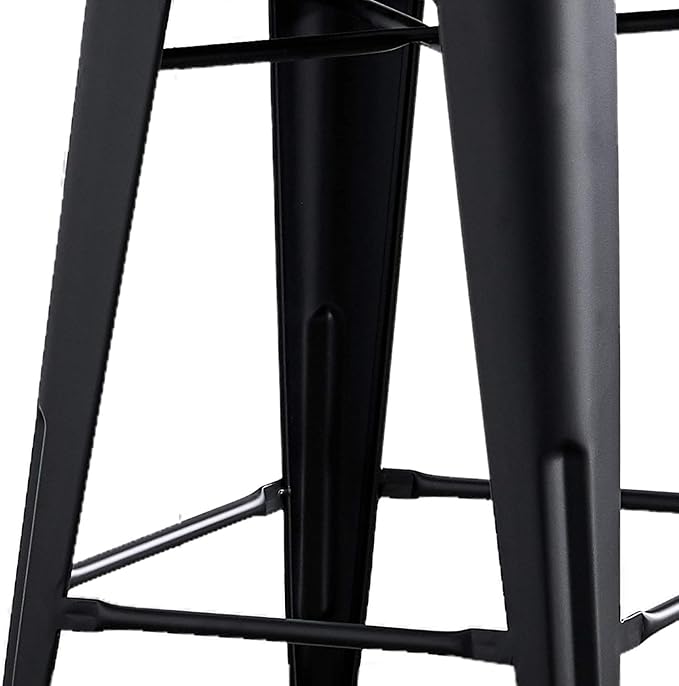 AC Pacific Modern 24” Metal Barstool Set of 2 – Country Rustic Style - Image 7