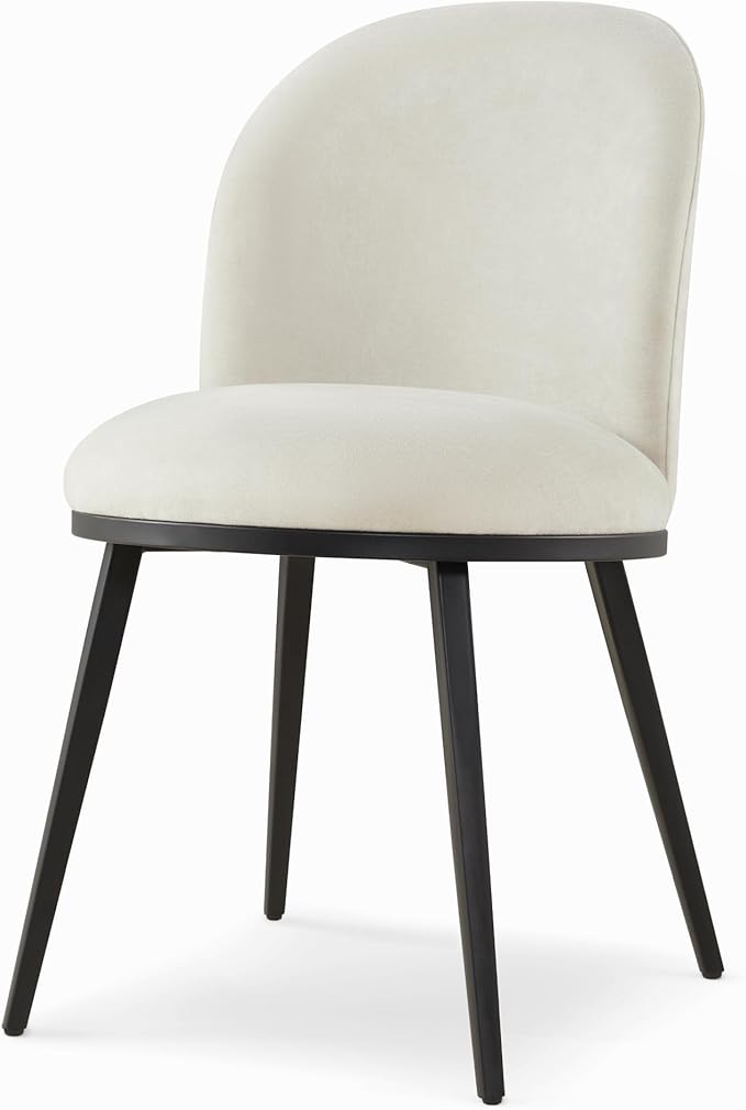 Dining Chairs Set of 4, Fabric Upholstered Dining Room Chairs - Image 8