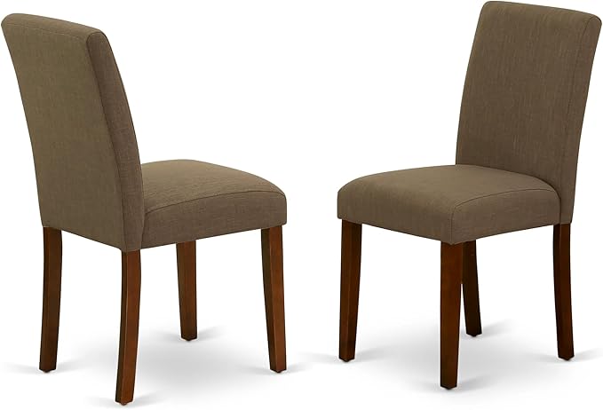 East West Furniture CAAB5-MAH-18 5 Piece Modern Dining Table Set Includes a - Image 5