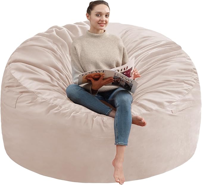 4FT Bean Bag Chair, Large Bean Bag Chairs by SIMFLAG