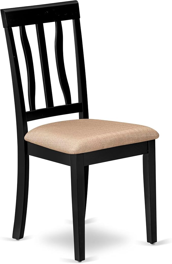 East West Furniture QUAN5-BCH-C 5 Piece Kitchen Table Set - Image 8