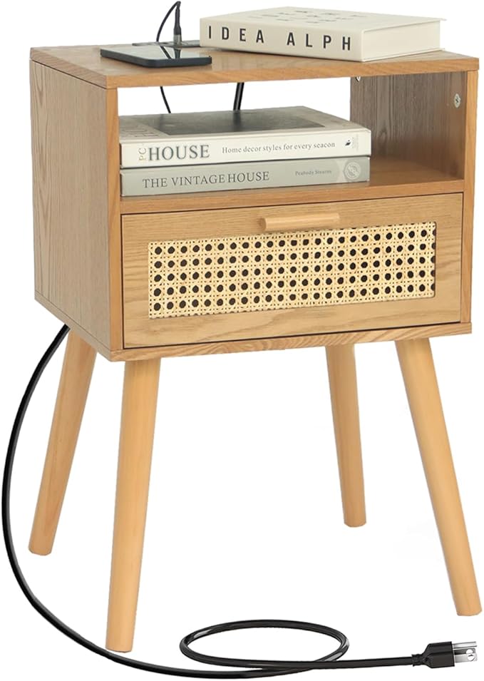 MaxSmeo Mid Century Modern Nightstand by MaxSmeo