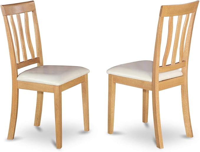 East West Furniture NDAN5-OAK-LC 5 Piece Dining Set Includes a Rectangle Dining - Image 7