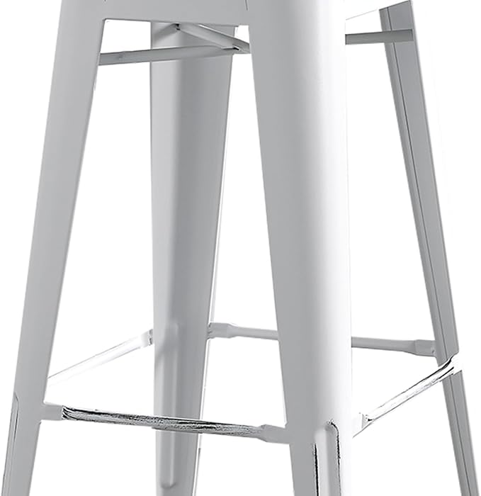 AC Pacific Modern Metal Barstool Set of 2 – Country Rustic Style - Image 7