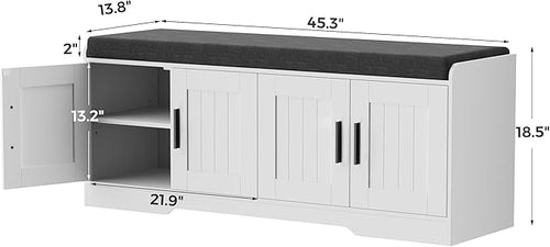 2-Tier Storage Bench, Shoe Bench - Image 2