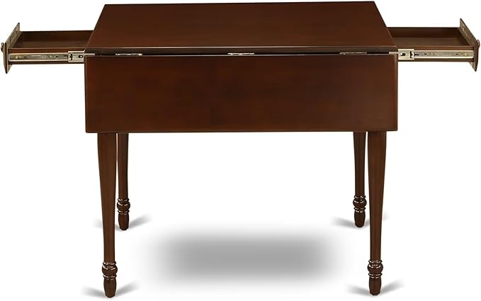 East West Furniture MZDA3-MAH-C 3 Piece Kitchen Table Set - Image 11