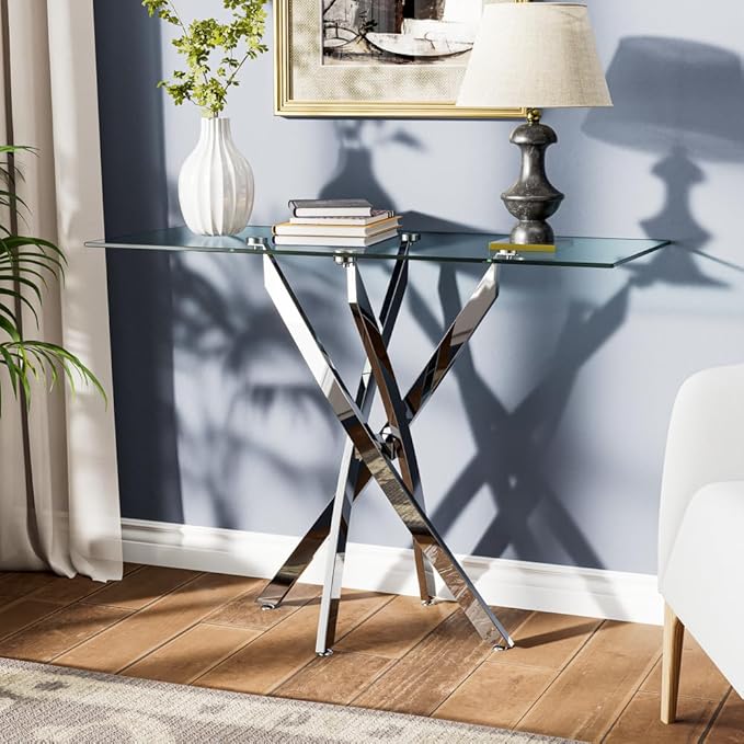 Tempered Glass Console Table - Image 3