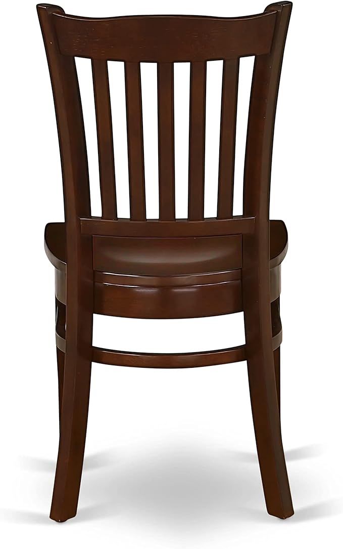 East West Furniture NDGR5-MAH-W 5 Piece Kitchen Table Set - Image 13