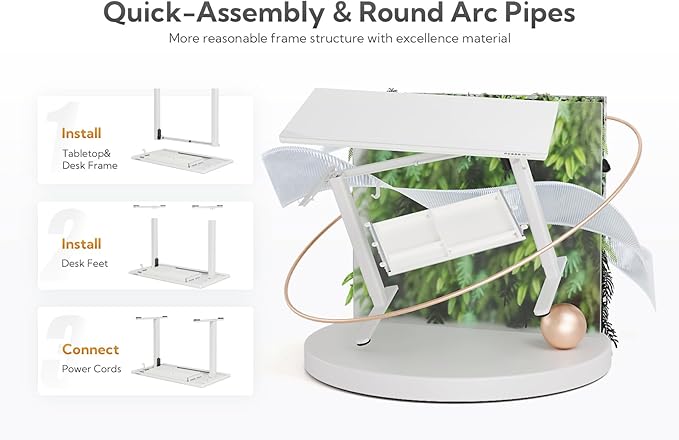 INNOVAR Wireless Charging Standing Desk - Image 7