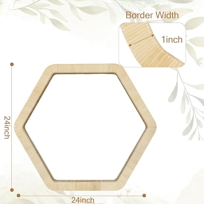 ULIKE Rattan Mirror for Wall, Bathroom 24 Inch Rustic Farmhouse Wall Decor - Image 2