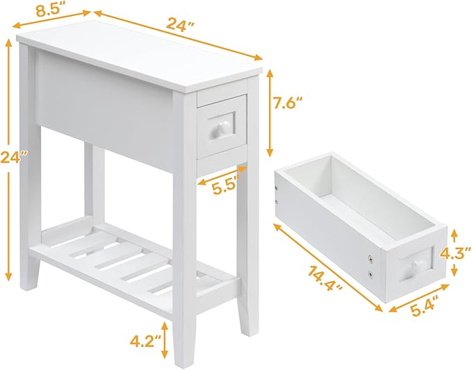 Narrow Side Table for Small Spaces - Image 2