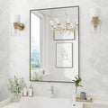 Koonmi Black Mirrors for Wall, 30x40 Inch Bathroom Mirror, Rectangular Wall by KOONMI