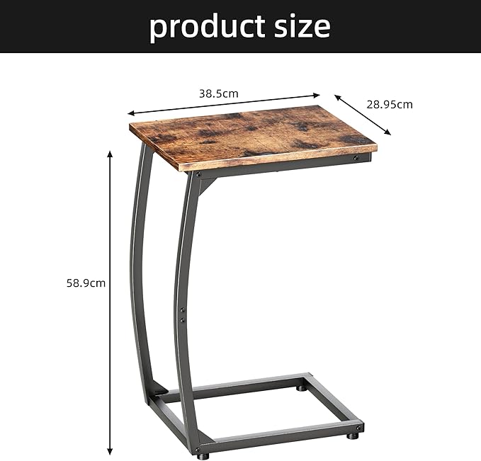 C-Shaped End-Table Set of 2 - Image 3