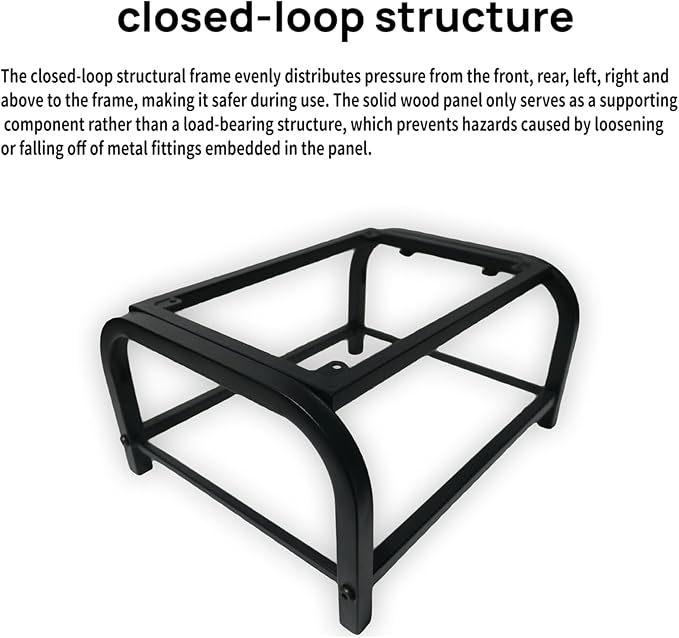 Dual Anti-Slip Solid Wood & Metal - Image 4