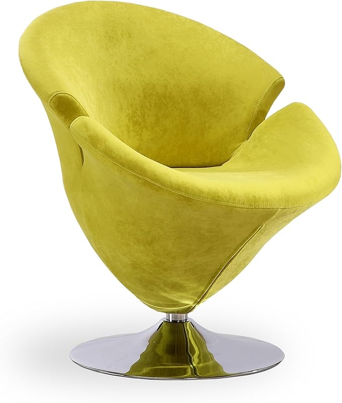 Manhattan Comfort Tulip Swivel Accent Chair Set of 2 - Image 6
