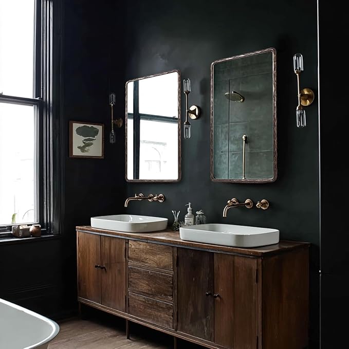 ANDY STAR Hand-Forged Bronze Bathroom Mirror - Image 5