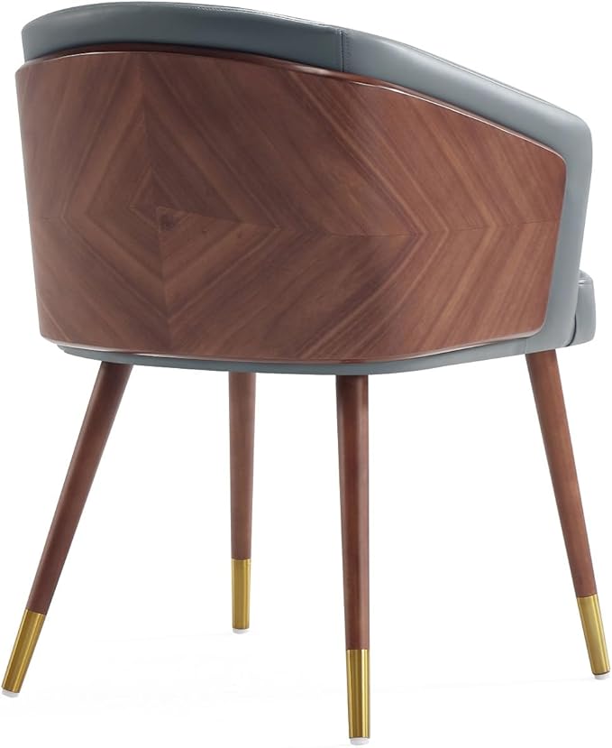 Manhattan Comfort Reeva Modern Dining Chair Upholstered in Tight Fit Leatherette - Image 7