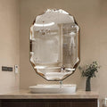 Single Beveled Edge Frameless Wall Mount Bathroom Vanity Mirror, 30” X 40” by Unknown