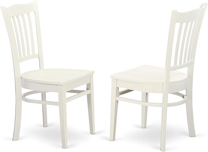 East West Furniture NDGR3-LWH-W 3 Piece Dining Set Contains a Rectangle Dining - Image 7
