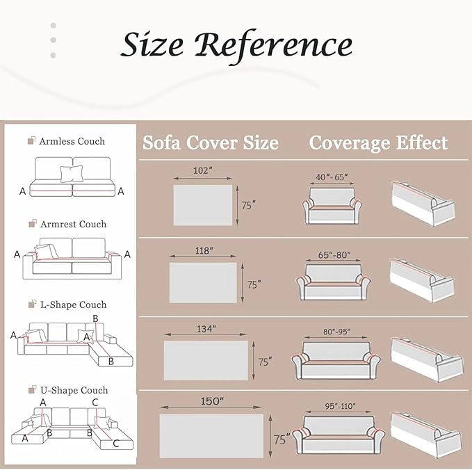 Couch Cover for Dogs Washable Sofa Cover, Sectional Couch Covers, Sofa Covers - Image 9