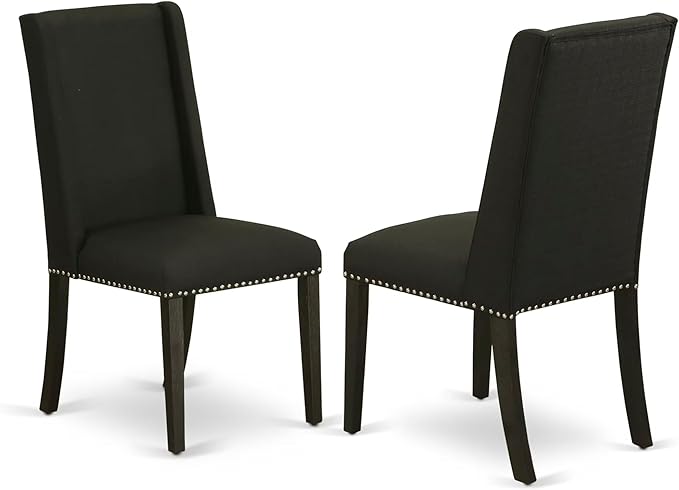 East West Furniture V677FL624-6 6 Piece Dining Room Set Contains a Rectangle - Image 4