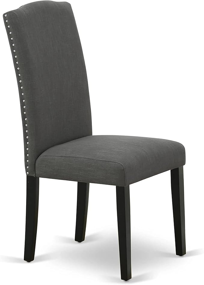 East West Furniture LGEN5-BLK-20 5 Piece Dinette Set Includes a Rectangle - Image 8