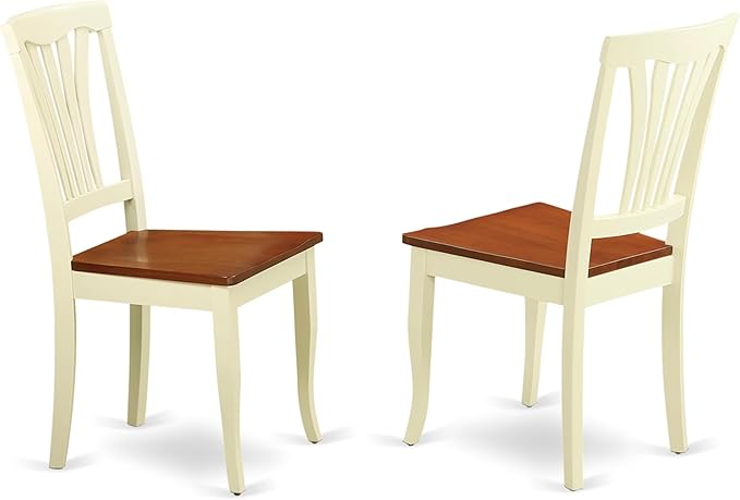 East West Furniture QUAV5-WHI-W 5 Piece Dining Room Table Set Includes a - Image 4
