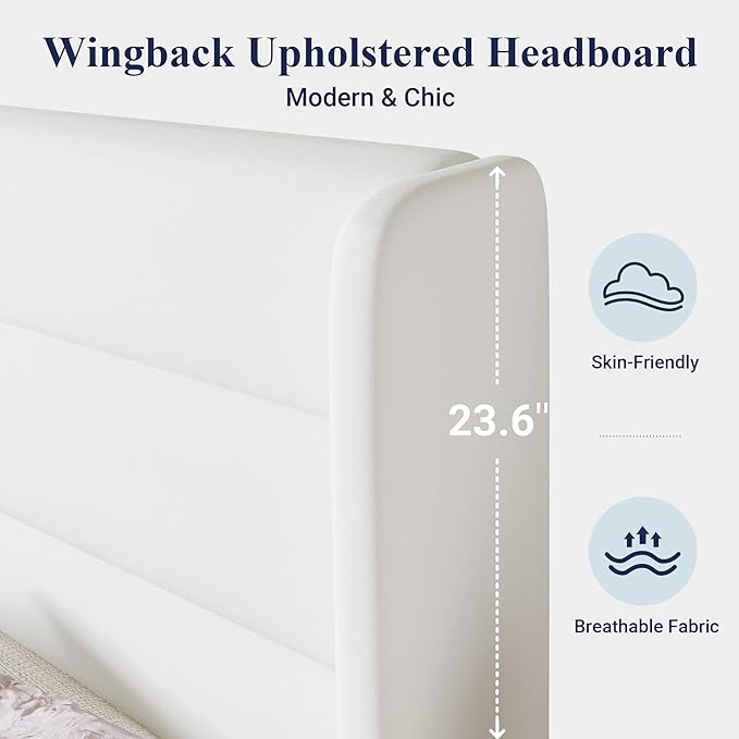 Allewie King Size Platform Bed Frame - Image 4