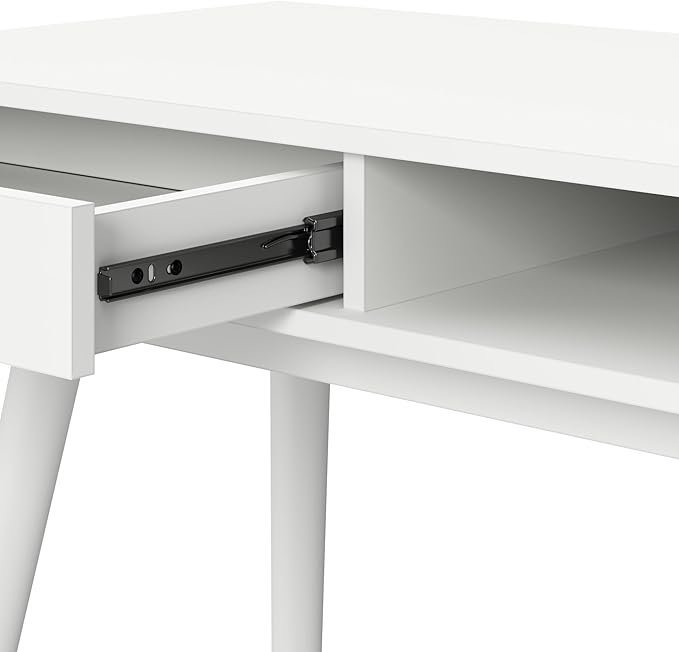 Furniture Nora 40W Writing Desk in Pure White | Computer Table - Image 8