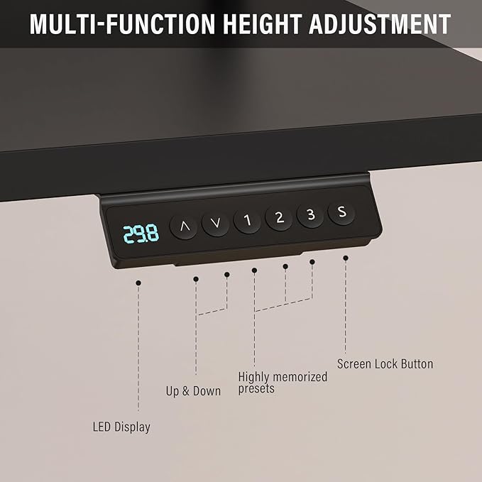 55x30 Inch Electric Standing Desk - Image 5