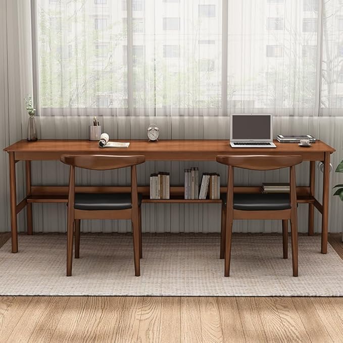Solid Wood Dining Chair, Mid Century Dining Chair, Upholstered PU Leather Chair - Image 7