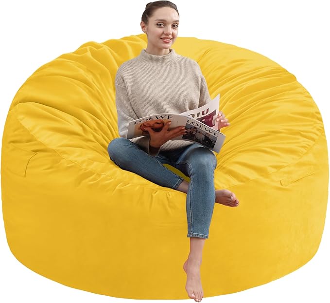6FT Bean Bag Chair, Large Bean Bag Chairs by SIMFLAG