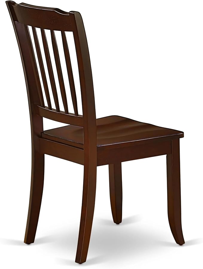 East West Furniture AMDA3-MAH-W 3 Piece Dining Table Set - Image 9