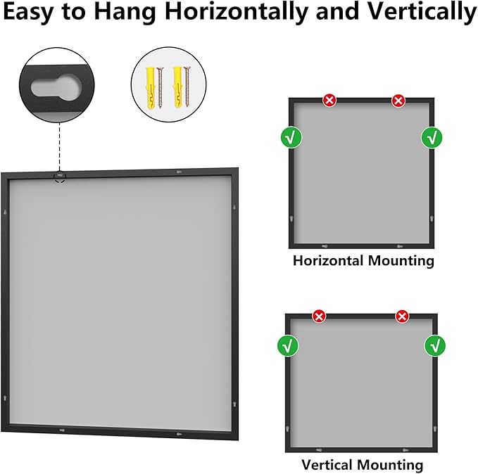 Koonmi Bathroom Mirror 36x40 Bathroom Wall-Mounted Mirrors, Modern Vanity Mirror - Image 8