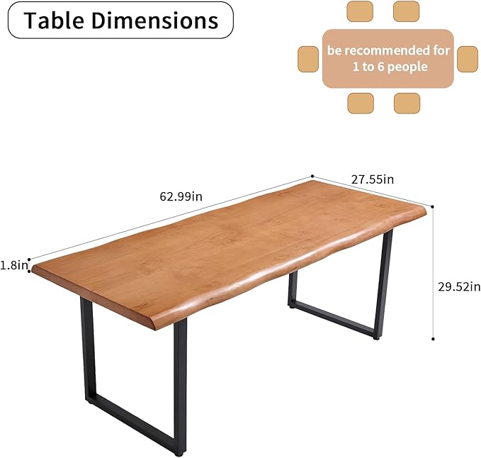 Stylish Solid Wood Office Desk - Image 3