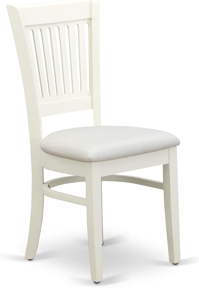East West Furniture NDVA3-LWH-C 3 Piece Kitchen Table & Chairs Set Contains a - Image 10