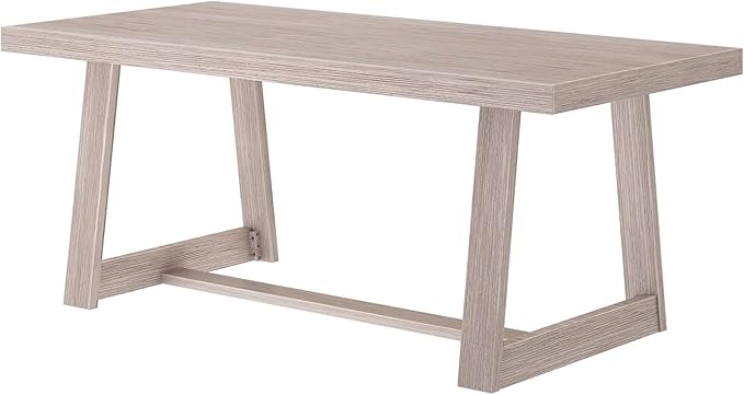 Plank+Beam 72 Inch Farmhouse Dining Table, Solid Wood Rustic Kitchen Table - Image 4